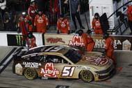 Cody Ware (51) during the NASCAR Cup Series Coke Zero Sugar 400. Source: Getty
